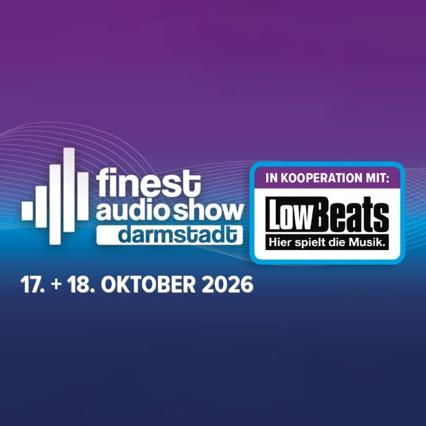 Finest Audio Show 2026 am 17./ 18. Oktober im darmstadtium.