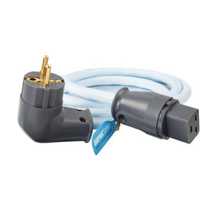 Supra Cables LoRad MK II Netzkabel mit SW-EU Stecker gewinkelt